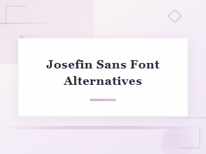 Clean Geometric Alternatives to Josefin Sans